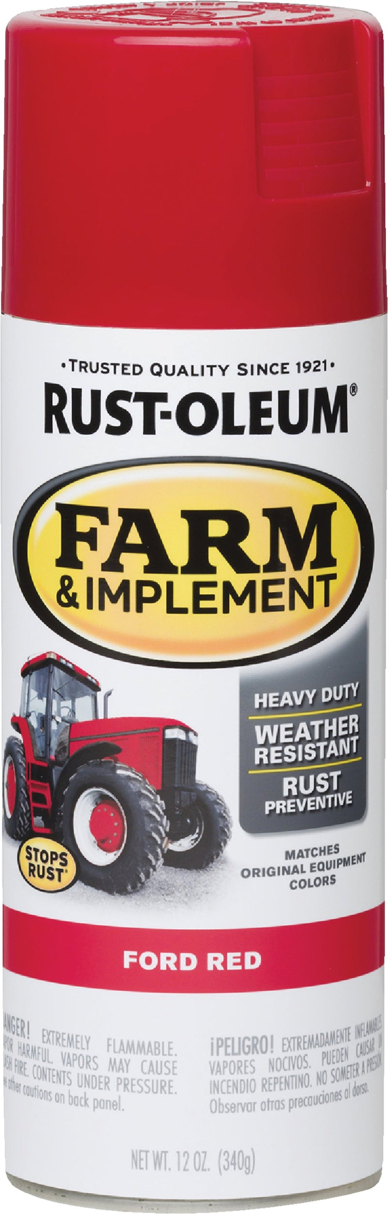 WL01 Rust-Oleum Rust-Oleum 12 Oz. Ford Red Farm & Implement Spray Paint