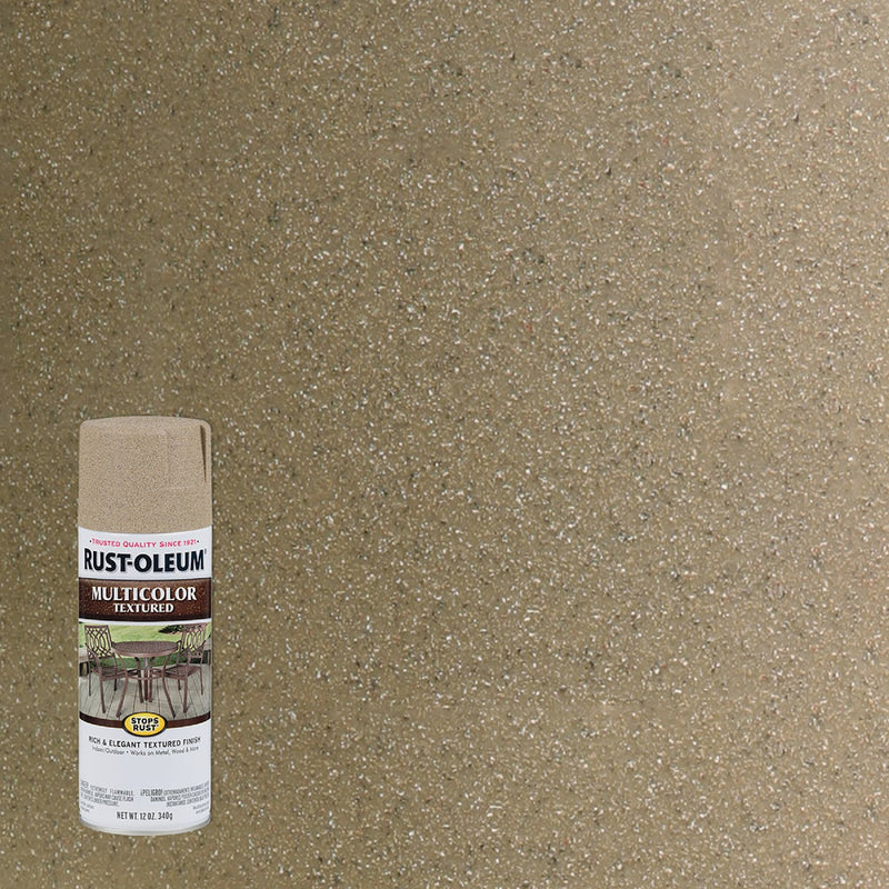 WL01 Rust-Oleum Rust-Oleum Stops Rust MultiColor 12 Oz. Textured Spray Paint, Desert Bisque
