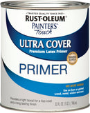 WL01 Rust-Oleum Rust-Oleum Painter's Touch Ultra Cover Latex Interior/Exterior Primer, Gray, 1 Qt.