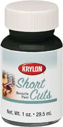WL01 Krylon Krylon Short Cuts Black Flat 1 Fl. Oz. Hobby Paint