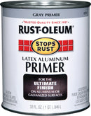 WL01 Rust-Oleum Rust-Oleum Stops Rust Latex Aluminum Primer, Gray, 1 Qt.
