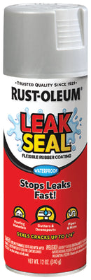 WL01 Rust-Oleum Rust-Oleum LeakSeal 12 Oz. Flexible Rubber Coating, Silver