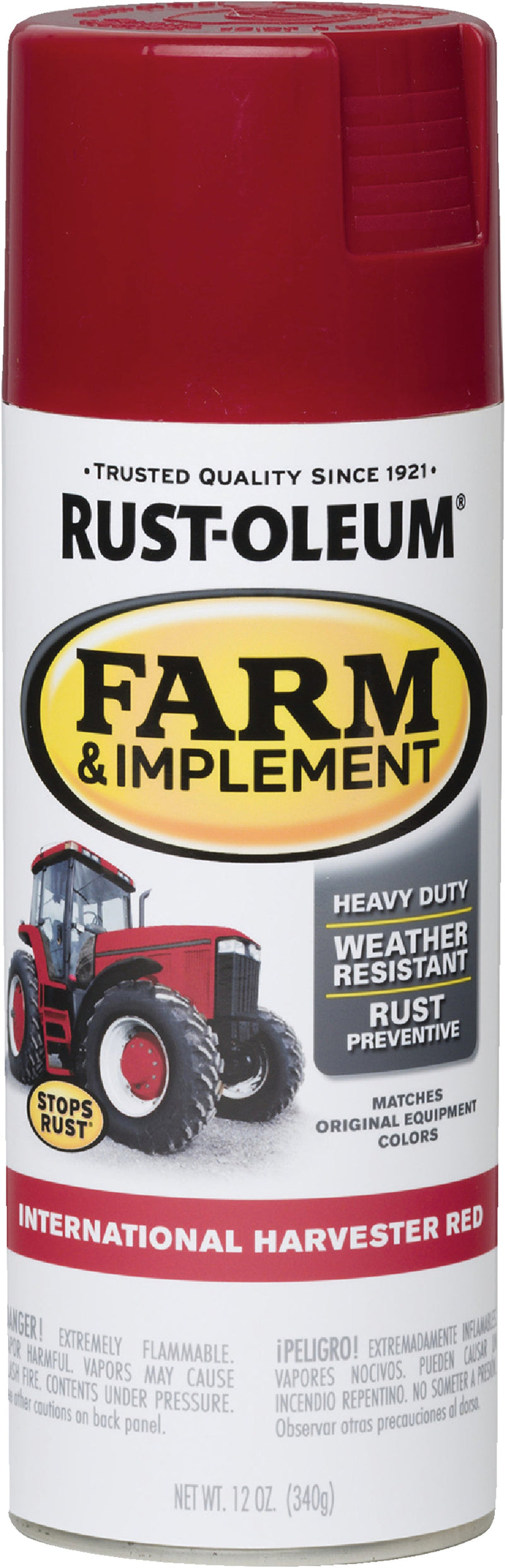 WL01 Rust-Oleum Rust-Oleum 12 Oz. International Harvester Red Farm & Implement Spray Paint