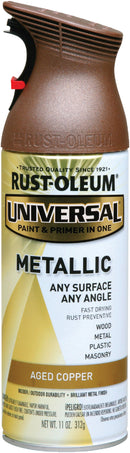WL01 Rust-Oleum Rust-Oleum Universal 11 Oz. Metallic Aged Copper Paint