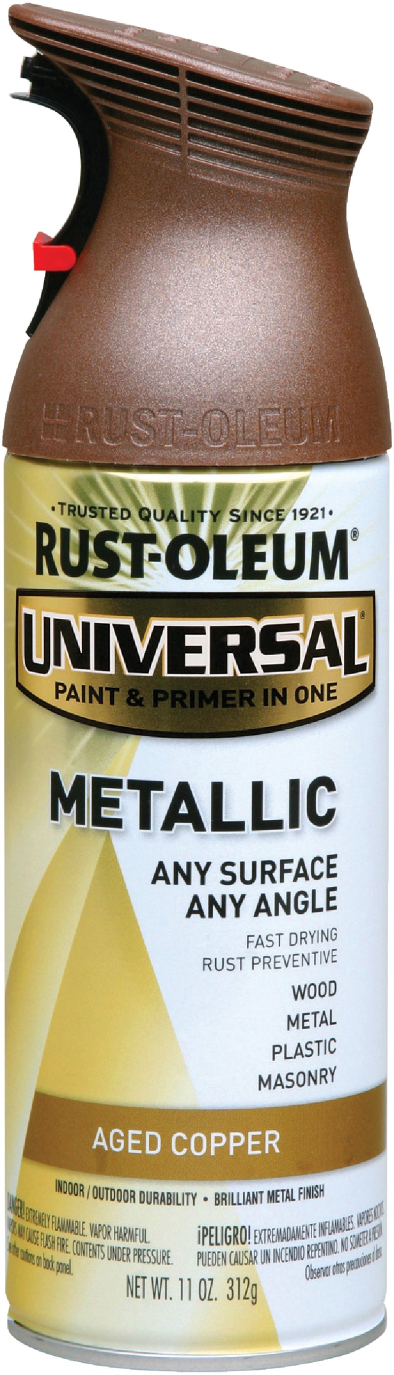 WL01 Rust-Oleum Rust-Oleum Universal 11 Oz. Metallic Aged Copper Paint