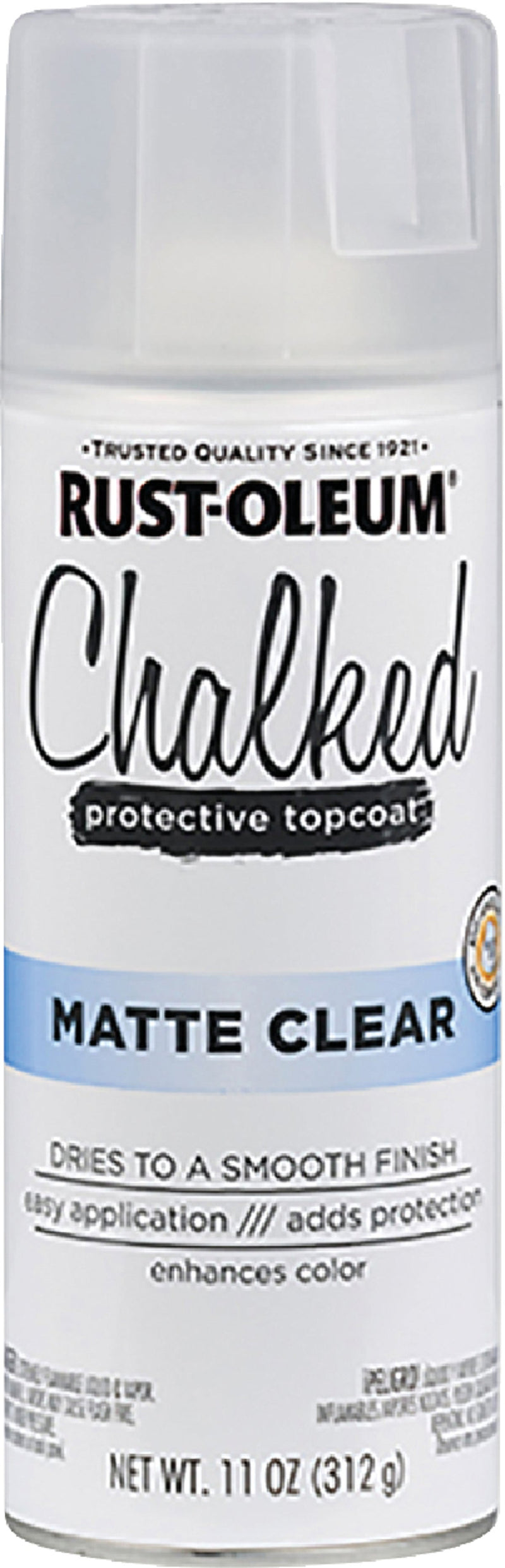 WL01 Rust-Oleum Rust-Oleum Chalked 12 Oz. Ultra Matte Spray Paint, Clear
