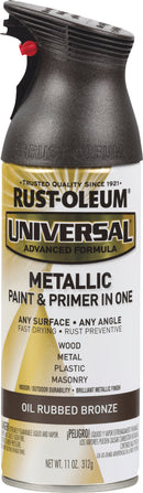 WL01 Rust-Oleum Rust-Oleum Universal 11 Oz. Metallic Oil Rubbed Bronze Paint