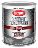 WL01 Krylon Krylon Rust Tough Primer, White, 1 Qt.