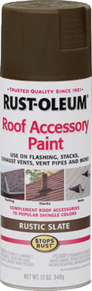 WL01 Rust-Oleum Rust-Oleum Stops Rust Roof Accessory 12 Oz. Rustic Slate Flat Anti-Rust Spray Paint