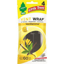 WL01 CAR-FRESHNER CORP Little Trees Vent Wrap Vanillaroma Scent Car Air Freshener 4 pk (Pack of 24)