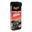 WL01 MEGUIARS INC Meguiar's Natural Shine Wipes Auto Surface Protector 25 pk