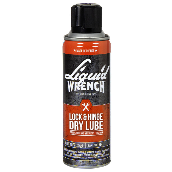 WL01 BLASTER CORPORATION Liquid Wrench Lock and Hinge Dry Lubricant 4.5 oz