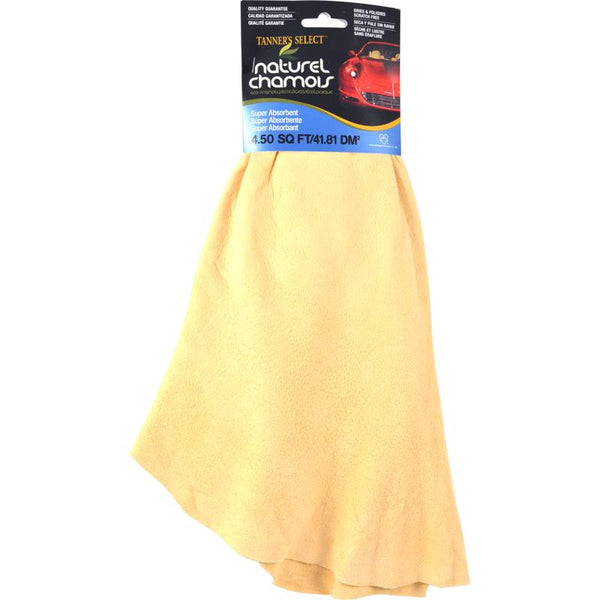 WL01 HOPKINS MANUFACTURING Tanner's Select 5.6 in. L X 6.5 in. W Sheep Skin Chamois 1 pk