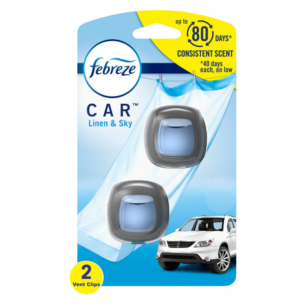 WL01 Febreze Fbz Car Linen & Sky 2Pk (Pack Of 8)