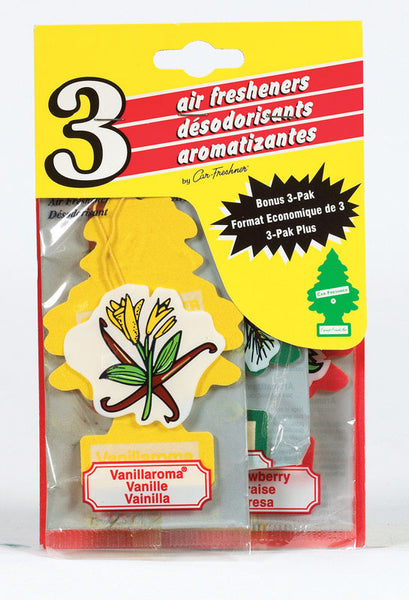 WL01 CAR-FRESHNER CORP Little Trees Car Air Freshener 3 pk (Pack of 10)
