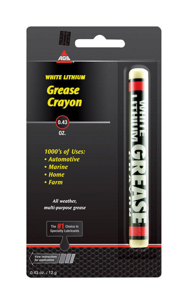 WL01 AGS COMPANY AUTOMOTIVE SOLUTIONS LL AGS Lith-Ease White Lithium Grease Stick 0.43 oz