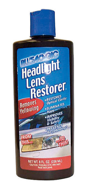 WL01 BLUE MAGIC INC Blue Magic Headlight Cleaner 8