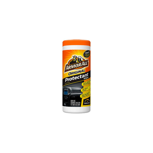 WL01 ENERGIZER AUTO SALES Armor All Original Plastic/Rubber/Vinyl Protectant Wipes 30 wipes