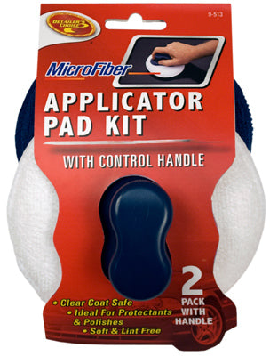WL01 HOPKINS MANUFACTURING Carrand Gripper 5 in. L X 5 in. W Microfiber Applicator Pads 2 pk