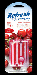 WL01 ENERGIZER LLC Refresh Your Car! Very Cherry Scent Car Vent Clip 0.7 oz Solid 4 pk