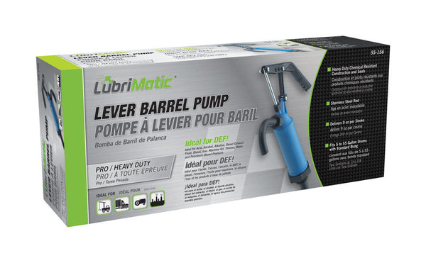 WL01 HIGHLINE WARREN LLC LubriMatic Manual Lever Barrel Pump