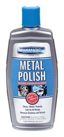 WL01 BLUE MAGIC INC Blue Magic Non-Abrasive Liquid Metal Polish 8 fl. oz. for Removing Oxidation and Tarnish