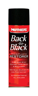 WL01 MOTHERS POLISHES WAXES CLEANERS Mothers Back-to-Black Trim & Plastic Restorer 10 oz.