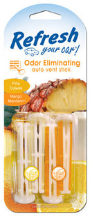 WL01 Refresh Handstands 09581 Pina Colada Mango Refresh Your Car Vent Stick (Pack of 6)