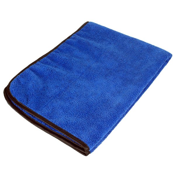 WL01 ADAMAX INC Peak Cotton/Polyester Blue Microfiber Drying Towel 0.5 Thick x 24 L x 16 W in.