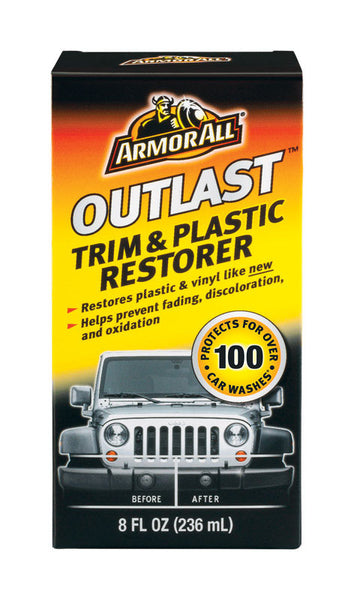 WL01 ENERGIZER AUTO SALES Armor All Outlast Plastic and Trim Restorer Liquid 8 oz