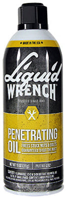 WL01 Liquid Wrench Liquid Wrench Hydrocarbon Fluid Opaque Yellow Liquid Wrench Penetrating Oil 11 oz. (Pack of 12)